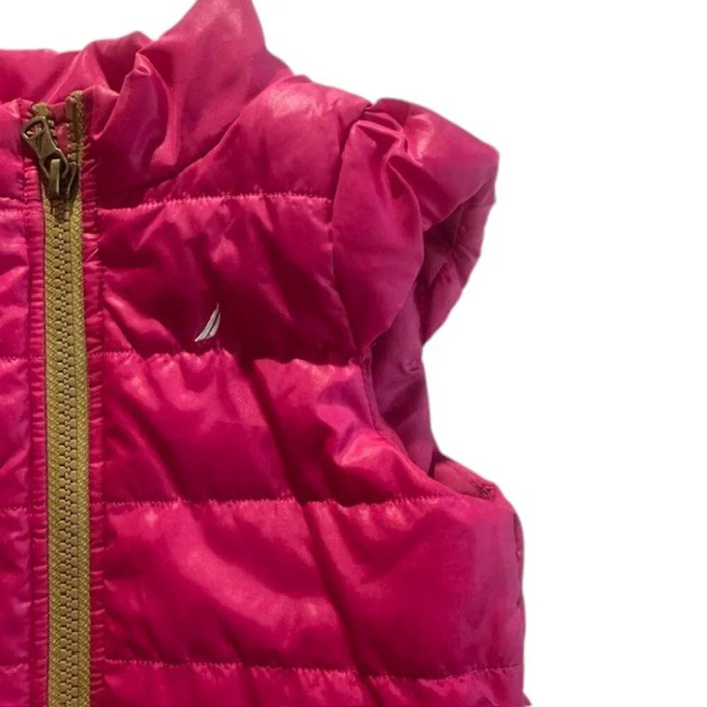 Magenta Toddler‎ Girls Nautica Puffer Vest Size 18 months
